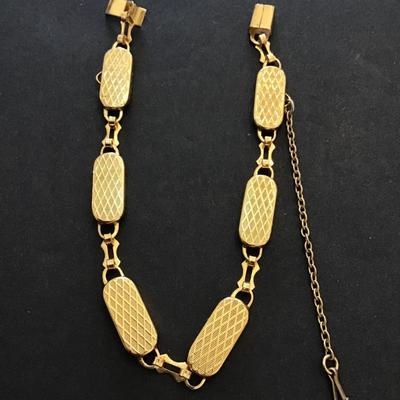 Vintage ia Damascene Toledo Spain bracelet