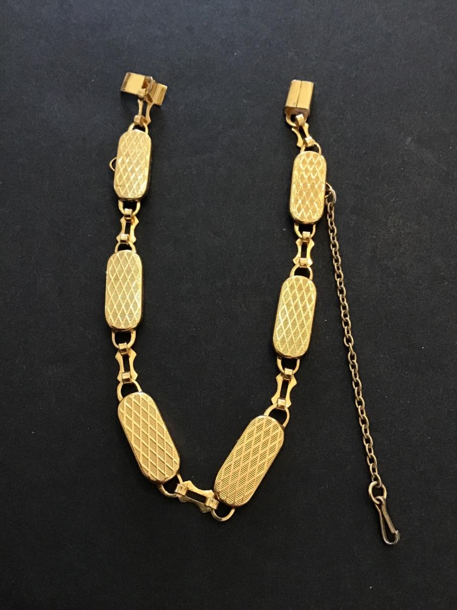 Vintage ia Damascene Toledo Spain bracelet