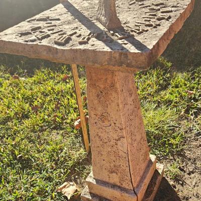 Sundial, concrete, very heavy