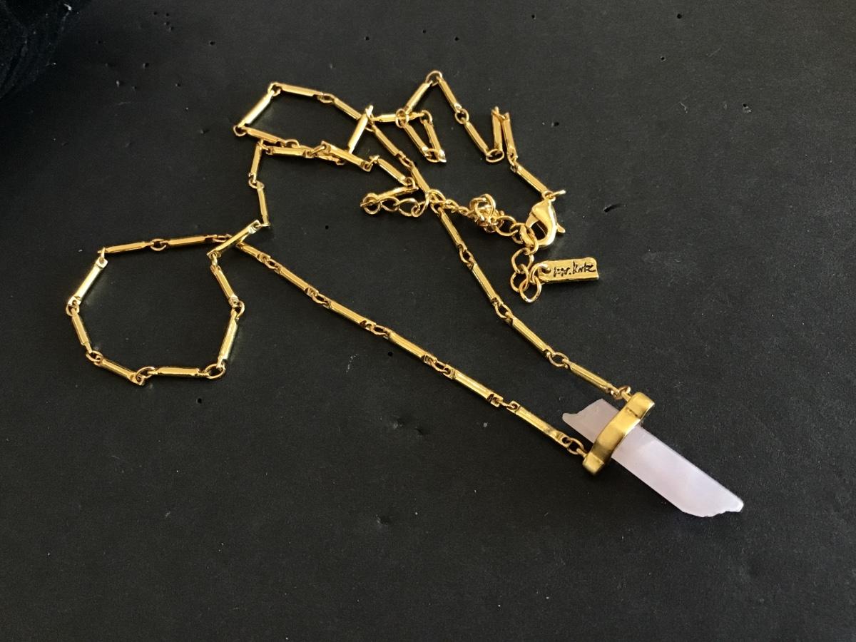 Pink Quartz Necklace