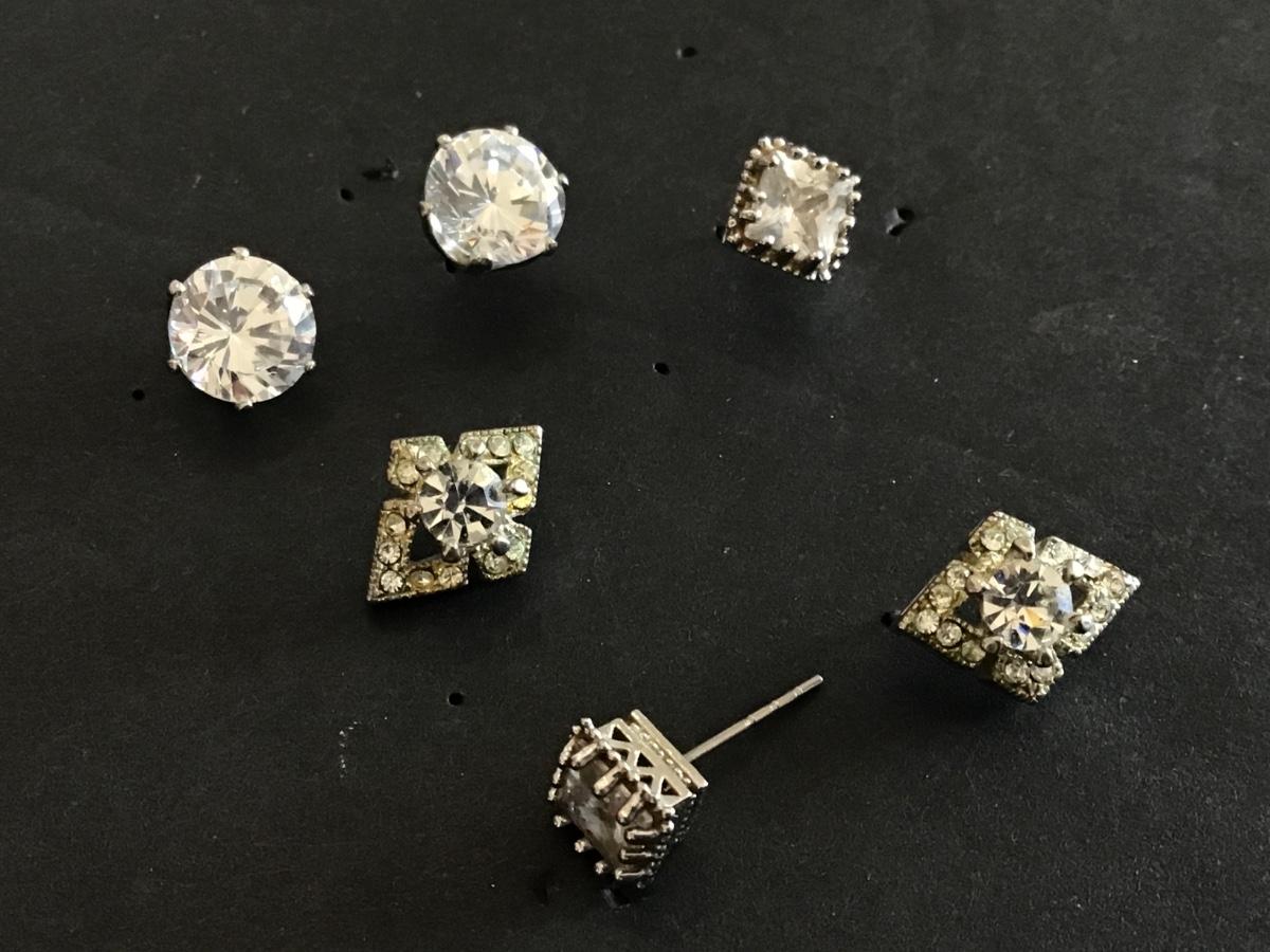 Rhinestone Earrings Miscellaneous Lot