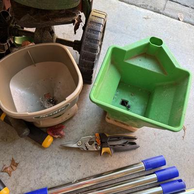 Yard Tools w/Stand & Nitrogen Fertilizer