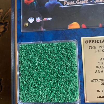 ? Official Veterans Stadium Turf Plaque – Eagles Final Game 2003 – Limited Edition #159/800