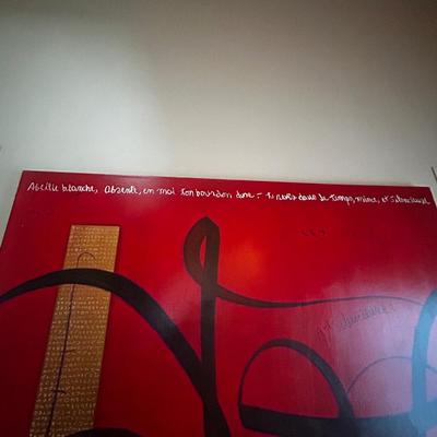 Large Modern Abstract Canvas Art by Moreno