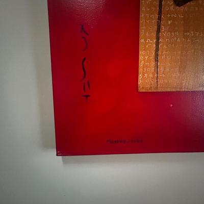 Large Modern Abstract Canvas Art by Moreno