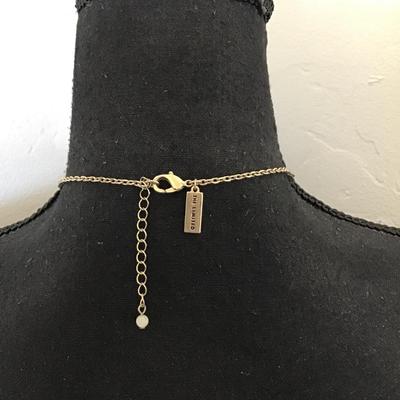 Beautiful necklace for fall gold toned, the limited rhinestone statement necklace