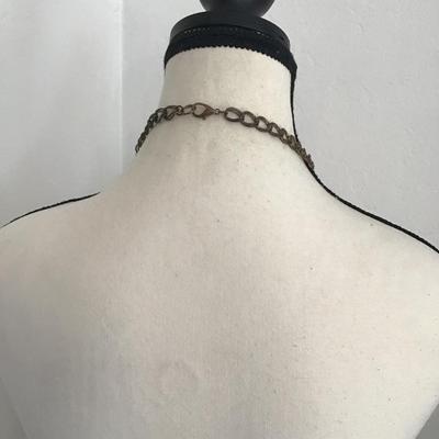 Very nice long beaded statement, necklace with a mix of red pink and gray beads various pendants