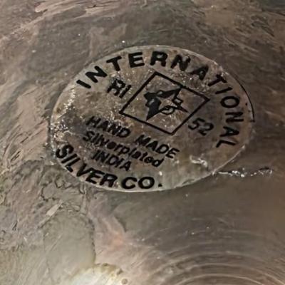 1996 International Silver Co. Hand-Made Silver-Plated Christmas Bell – Reindeer Finial & Cutout Design