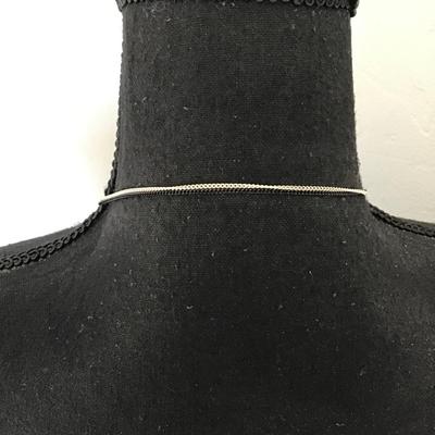 Beautiful Black and white chain rhinestone, crystal rhinestone, tassel necklace very beautiful