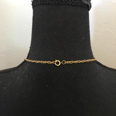 Gorgeous vintage, Victorian, revival multicolored stone necklace