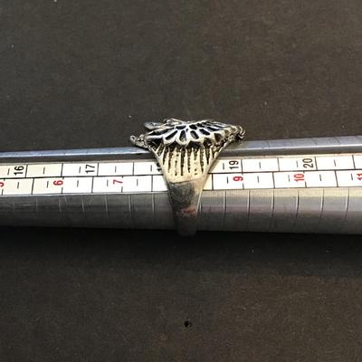 Silvertone Indian head ring