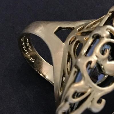 Sale Photo Thumbnail #100: Beautiful glow ring by Sheila faji Please see attached photos.