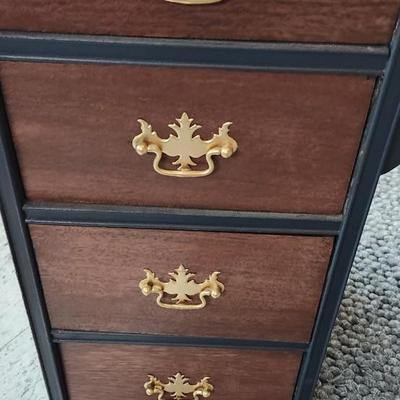 Dark Navy Painted Desk