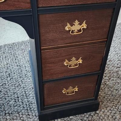 Dark Navy Painted Desk