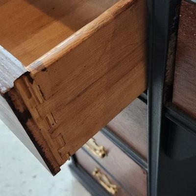 Dark Navy Painted Desk