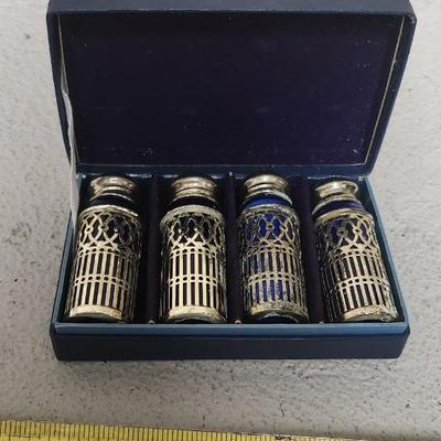 Cobalt and silver shakers