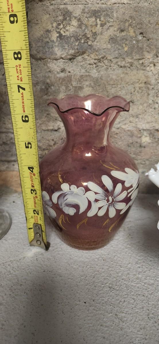 Sale Photo Thumbnail #61: A mess of glassware. Some really nice pieces and some as is pieces. Look at the pictures closely please