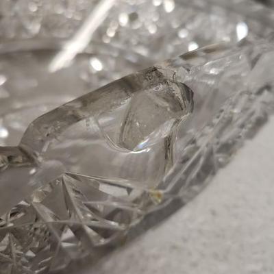 Mess of glassware - some as is- hobnail basket