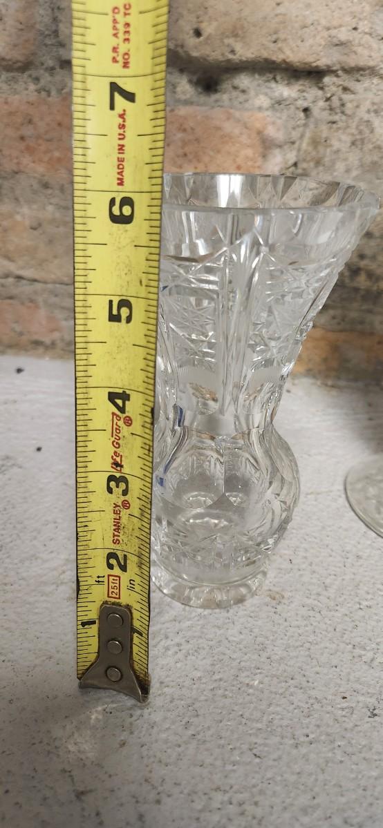 Sale Photo Thumbnail #63: A mess of glassware. Some really nice pieces and some as is pieces. Look at the pictures closely please