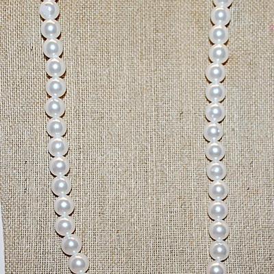 Showy Holiday Style NECKLACE - Marked "Annex Accents" with Green, Gold & Purple Accents and White Globes and Hallmark...