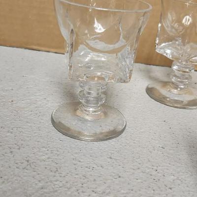 Vintage glasses-amber driftwood