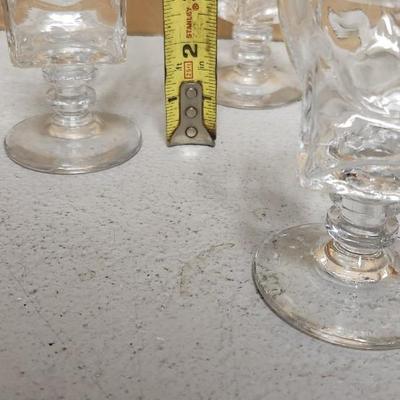 Vintage glasses-amber driftwood