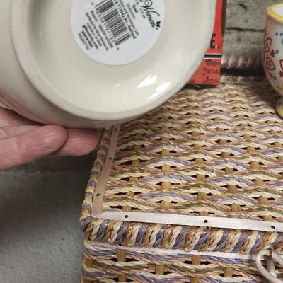 Pioneer woman and sewing box