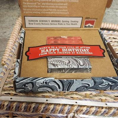 Pioneer woman and sewing box