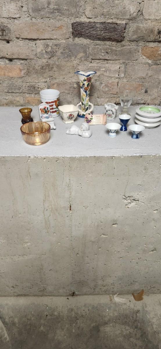 Sale Photo Thumbnail #249: Interesting mix of leftover bits
 Those china coaster are great!