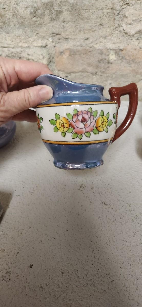 Sale Photo Thumbnail #283: Cute lot of vessels and pitchers, even a personal teapot and cup