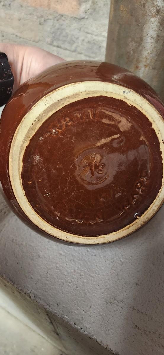 Sale Photo Thumbnail #294: Couple bean pots, a nutcracker, the inside of a big butterchurn and a krumkake iron