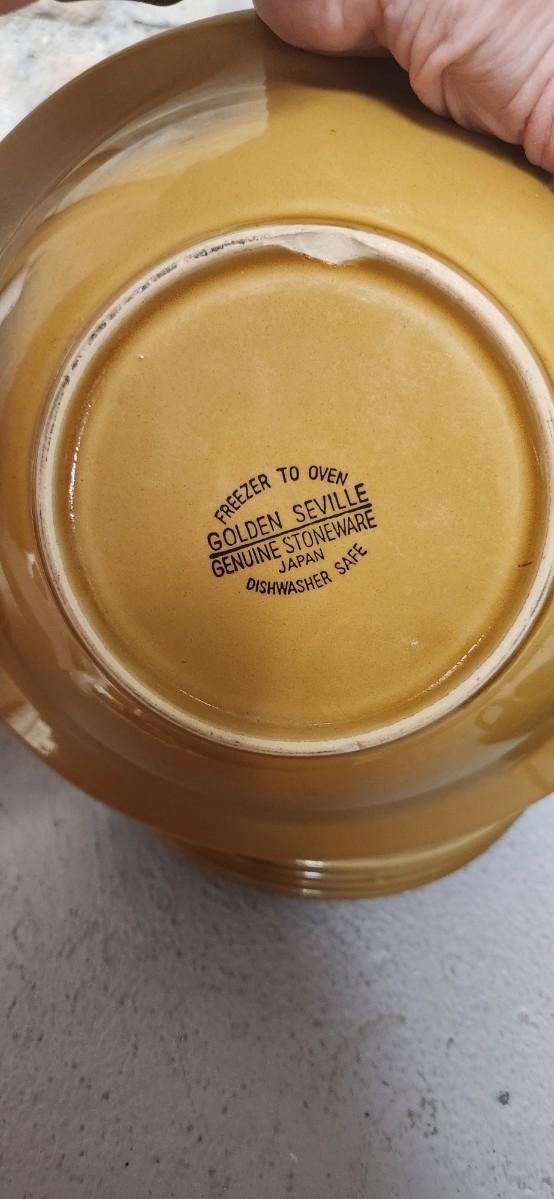 Sale Photo Thumbnail #317: Misc pieces of Golden Seville Dishes