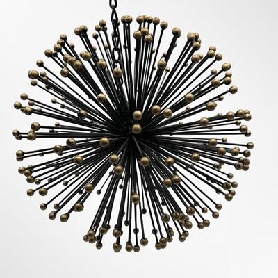 Mid-Century Style Starburst Hanging Sculpture