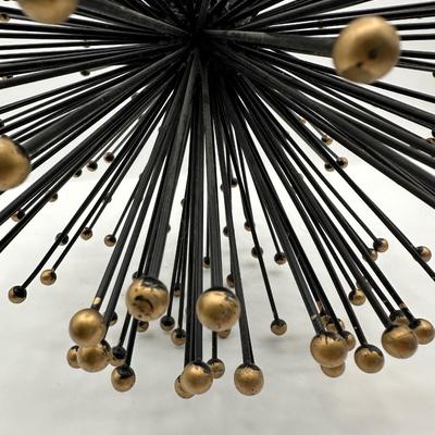 Mid-Century Style Starburst Hanging Sculpture