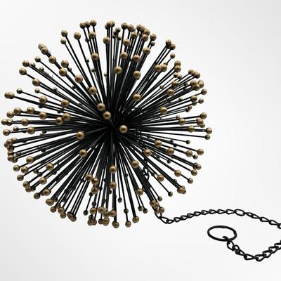 Mid-Century Style Starburst Hanging Sculpture