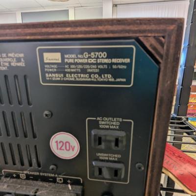 Vintage Sansui G5700 Stereo Receiver Model G-5700