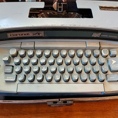 Vintage Smith-Corona Coronet Super 10 Electric Typewriter w/ Case