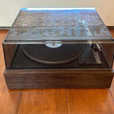 Garrard Model 42M Turntable with Wood Base