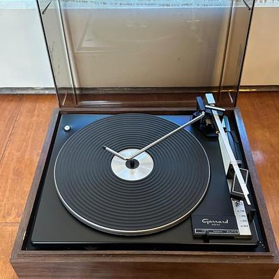 Garrard Model 42M Turntable with Wood Base