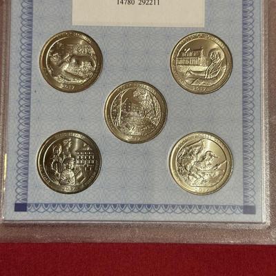 GRADED MS63 2017 P-MINT QUARTERS AND MS65 2019 D/P-MINT $1 SACAGAWEA COINS