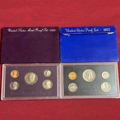 1972 & 1988 S-MINT PROOF SETS