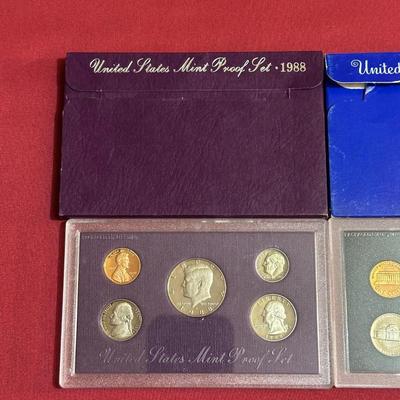 1972 & 1988 S-MINT PROOF SETS