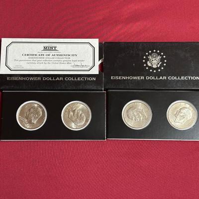 2-1977 & 2-1976 BICENTENNIAL EISENHOWER DOLLARS