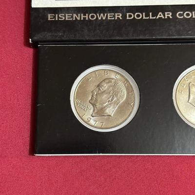 2-1977 & 2-1976 BICENTENNIAL EISENHOWER DOLLARS