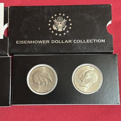 2-1977 & 2-1976 BICENTENNIAL EISENHOWER DOLLARS