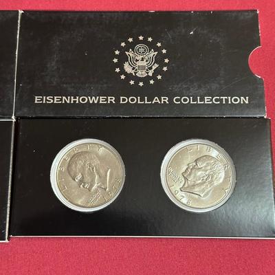 2-1978 & 2-1976 BICENTENNIAL EISENHOWER DOLLARS