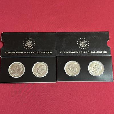 2-1978 & 2-1976 BICENTENNIAL EISENHOWER DOLLARS