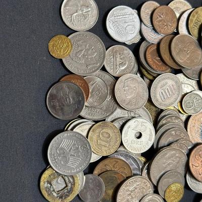 FOREIGN COINS FROM AROUND THE WORLD