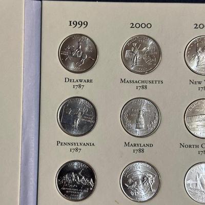COLLECTION OF STATE QUARTERS FROM 1999-2009
