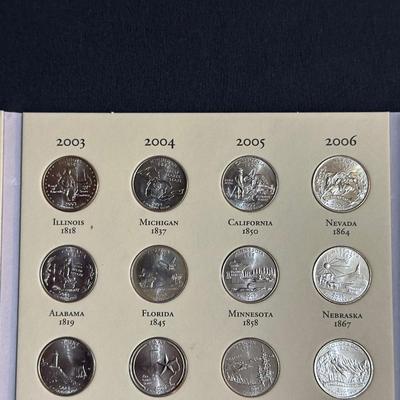 COLLECTION OF STATE QUARTERS FROM 1999-2009